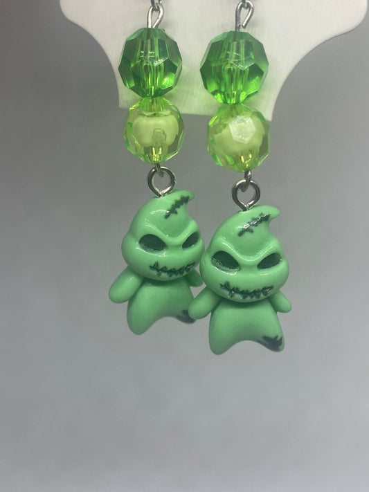 Little Green Monster Earrings