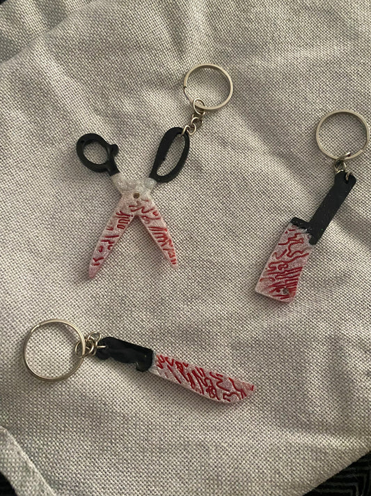 Bloody Knives Keychains