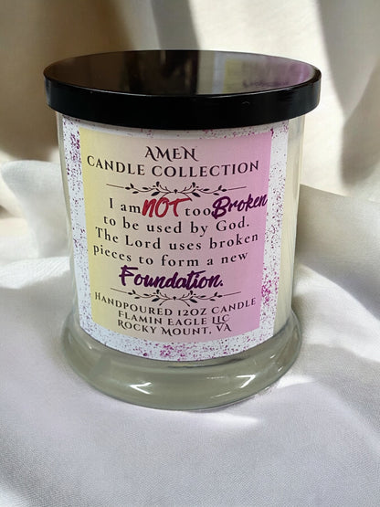 I am NOT Broken Candle (12oz)