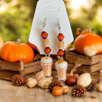 Pumpkin Latte Earrings